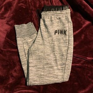 PINK // Victoria’s Secret Gray Skinny Joggers